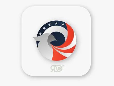 Democratic Eagle america democratic eagle flag graphic design logo politic rounded