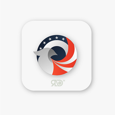 Democratic Eagle america democratic eagle flag graphic design logo politic rounded