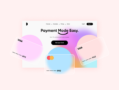 Online Banking Light "Landing Page" app clean cuberto darkmode design dribbble follow light like popular top ui ui8 usa ux webdesign