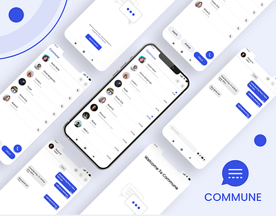Commune App app commune design graphic design illustration ios app mobile mobile app ui ux web
