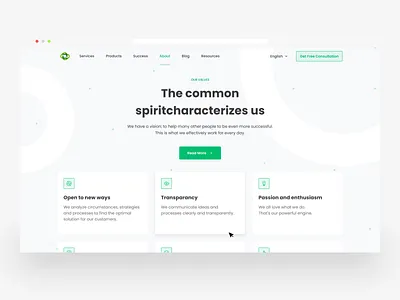 About Us page | Our values | Website app art branding design illustration logo typography ui ux web