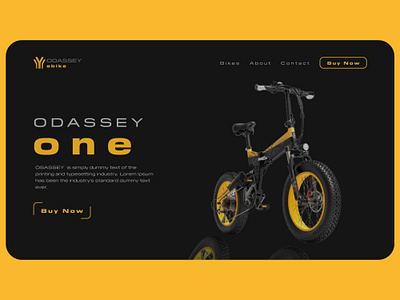 ODASSEY Bike online store branding design logo online shop online store store design ui ux web design webdesigner website