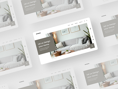 Interior Landing Page landing redesign web design