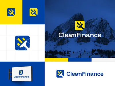 Clean Finance branding clean finance financelogo financial financiallogo graphic design logo logomark logotype logovisual ui visualidentity visualmark