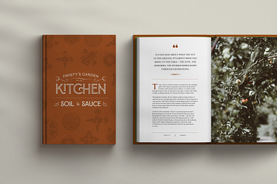 Frosty's Garden book design branding design graphic design logo design publication