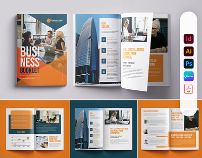 Business Booklet Template Design businesspresentation