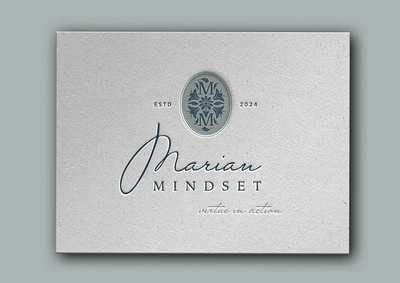 Marian Mindset branding design graphic design logo design stationery