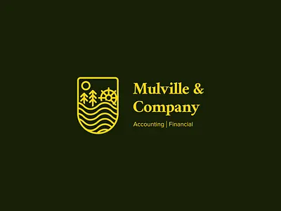 Mulville & Company / Brand branding finance logo