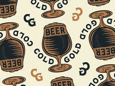 Cold Gold branding design drawing graphic design handmade illustration lettering