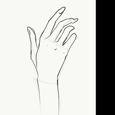 Sketch flat hand drawn illustration minimal