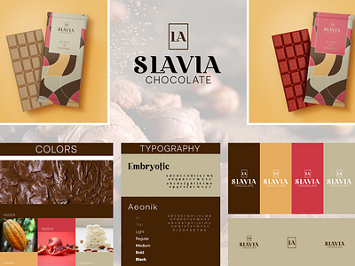 SLAVIA chocolate BRAND animation branding graphic design logo