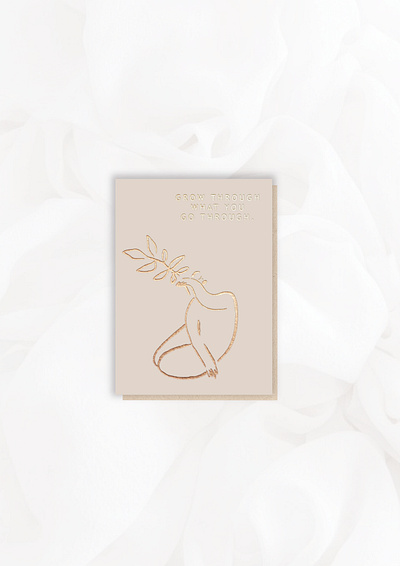 affirmation card aesthetic art card character design design greetings card illustration minimal minimalist stationery