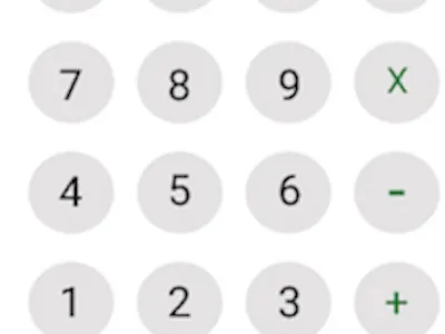 Daily UI Day 4 a digital calculator dailyui