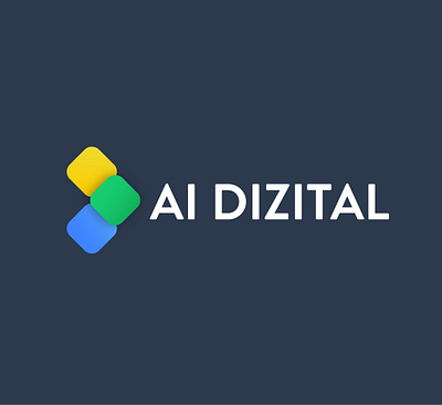 AI Dizital Logo Design. animation app branding design illustration logo typography ui ux vector