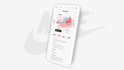 Nike Air Max 270 Mobile Concept UI animation nike nike air max nike air max 270 nike sneaker product design sneaker sneaker app sneakers ui ui animation uiux user experience user interface uxui visual design