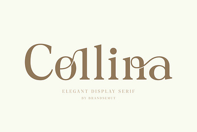 Collina - Ligature Serif Font advertising branding classy display display font elegant fashion font fonts lettering logo magazine minimalist modern sans serif serif stylish typeface typography unique