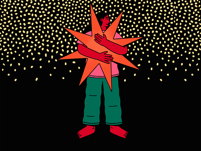 TODOS SOMOS UNA ESTRELLA illustration mexicanartist star