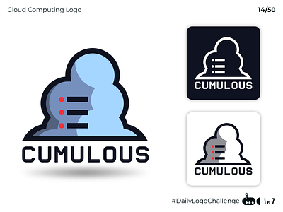 Cloud Computing Logo #DailyLogoChallenge 14 branding dailylogochallenge design illustration inkscape logo typography vector