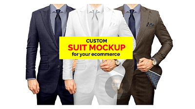 PSD suit mockup design service overcoat mockup design