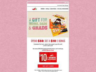 Summer Giftcards Email