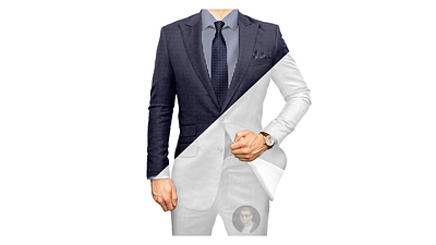 PSD suit mockup design service overcoat mockup design