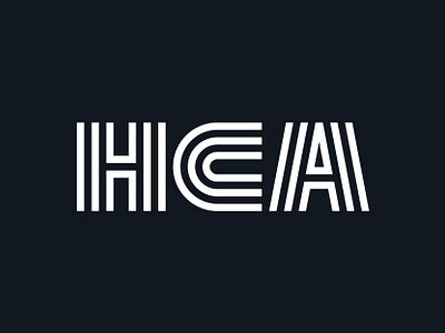 Hunter Creative Alliance a brand identity branding brandmark c h hca line logo monogram newcastle