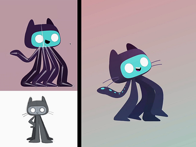 Ocotocat 2d animation animation bones cartoon ocotcat vector