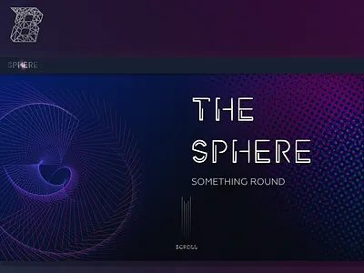 THE SPHERE concept design designidea designideas figma logo logotype ui ux web webdesign