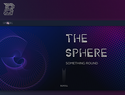 THE SPHERE concept design designidea designideas figma logo logotype ui ux web webdesign