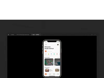 Journey app design typography ui ux