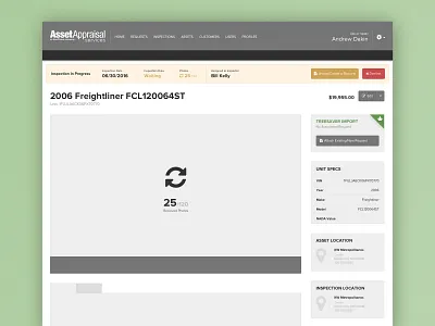 TreeSaver Import concept import inspection ui ux web