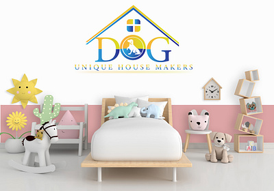 Dog House Makers (Logo Design) 3d animation brand design branding design graphic design illustration logo logodesign motion graphics ui ux vector