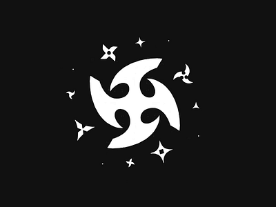 Ninja Star galaxy logo logo design logotype ninja ninja star space star stars symmetry