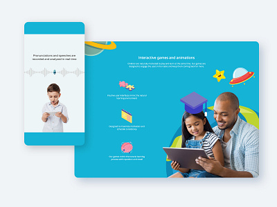 Website design /development for an educational game app company design landing page ui ux webapp website