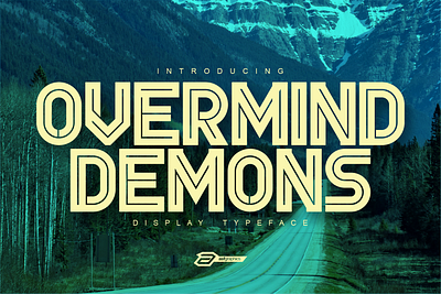 OVERMIND DEMONS FONT 3d animation app apparel branding design design ux free graphic design icon illustration lifestyle logo magazine media motion graphics music newfont ui vector