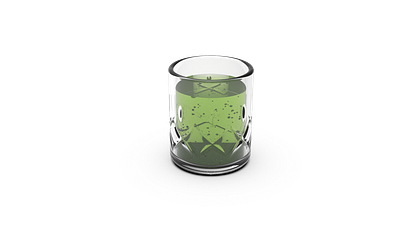 Glass Cup (with Juice) 3d 3d cad 3d model cad design cad model design rendering renderings