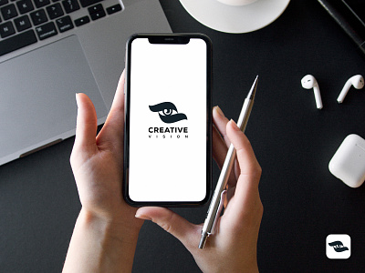 Creative Vision Logo brand design brand identity branding business logo company logo creative logo creative vision logo design eye eyes eyes logo icon logo logodesign logos logotype minimalist modern vector vision