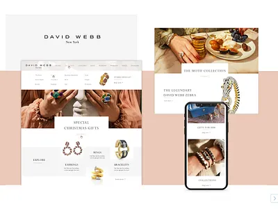 David Webb Website design graphic design ui ux web website