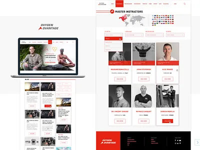 Oxygen Advantage Website Design graohicdesign ui ux web webdesign website