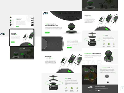 Arc Star Bluetooth Website Design graphic design ui ux website websitedesign
