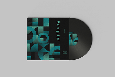 Vinyl Record Design album cover geometric design graphic design vinyl record