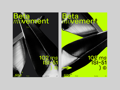 Beta movement poster 0.2 clean design flat font grid layout poster typography ui