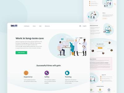 Landing Page design homepage landingpage minimal ui ux web website