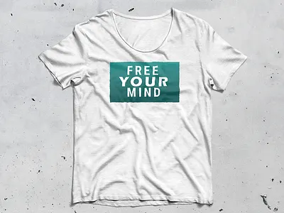 Free Your Mind adobe adobeillustrator adobephotoshop apparel clothing creativedesign design fashion graphic design illustration tshirt tshirtdesign typographydesign