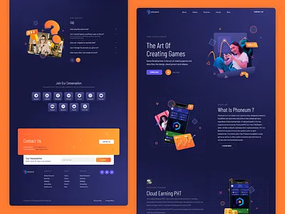 Phoneum - True Mobile-only Cryptocurrency - Web UI-Front Design branding crypto cryptocurrency design design portfolio digital currency front ui illustration logo mobile crypto phoneum ui ux web webdesign