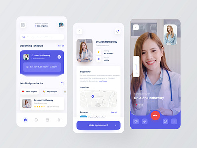 Online medical app animation app branding colorful design graphic design illustration logo typography ui ux 视觉艺术