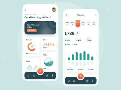 Health Anlyze App app app design design flat gradient health health analyze health app icon illustration mobile modern smooth ui ui design ui ux