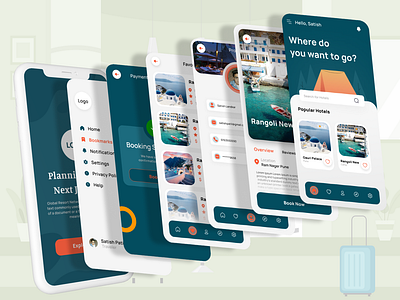 Hotel Booking App android app android app development app development design hotel booking app illustration ios app iosappdevelopment mobile app mobile app development