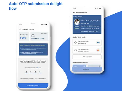 Automatic OTP Submission - UX Case Study checkoutui design figma otp paymentui productcheckout productdesign ui uiux ux webdesign