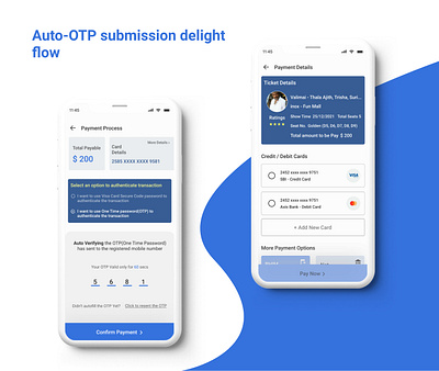 Automatic OTP Submission - UX Case Study checkoutui design figma otp paymentui productcheckout productdesign ui uiux ux webdesign